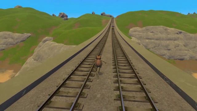 The quest to find the new train! Amazing frog? V3 смотреть онлайн