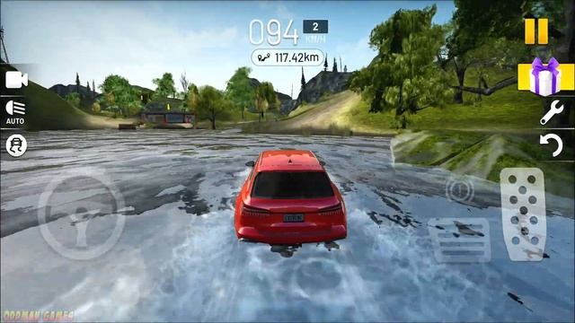 Extreme Car Driving Simulator #50 Offroad Drive on Audi R6 Avant - Android gameplay смотреть онлайн