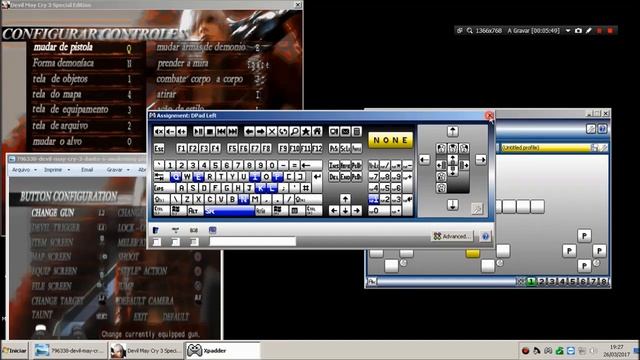 Tutorial Xpadder - DMC 3 - PC problemas nos analógicos смотреть онлайн