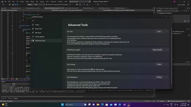 Windows Cleanup WinUI 3 Project Added Advanced Tools смотреть онлайн