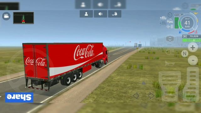 Grand Truck Simulator 2 Gameplay | Coca Cola Skin #14 смотреть онлайн