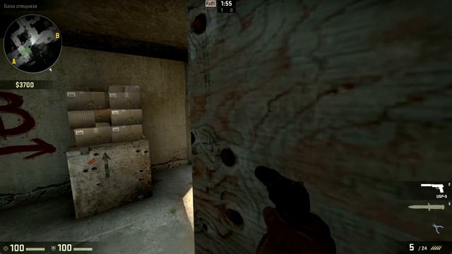 CS:GO Учимся запрыгивать на ящики Dust2 смотреть онлайн