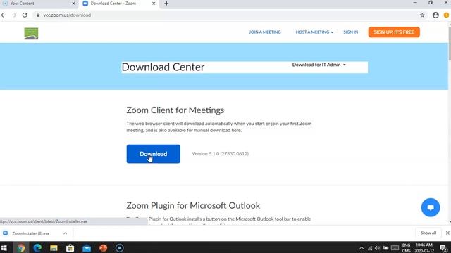 Installing Zoom on your Computer and Signing in смотреть онлайн