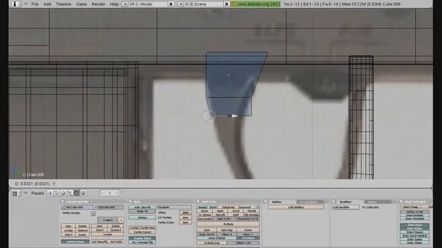Weapon ("Mac 10") Blender 3D speed modeling смотреть онлайн