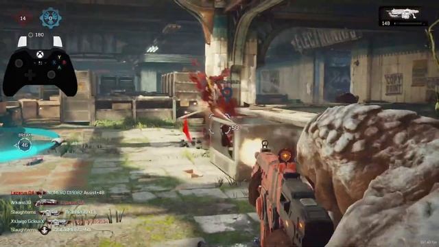 140 KILLS AGAINST TEABAGGERS - GEARS OF WAR 4 смотреть онлайн