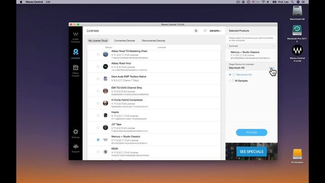 Waves Central V11 업그레이드, 인증 및 설치하기 смотреть онлайн