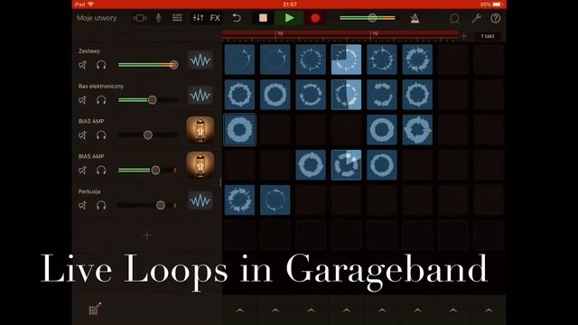 Live Loops in Garageband iOS смотреть онлайн