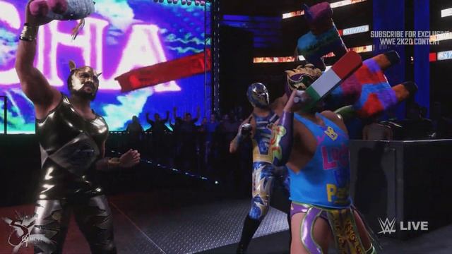 WWE 2K20 : LUCHA HOUSE PARTY *CRAZY* ENTRANCE! (XBOX ONE X/PS4) смотреть онлайн