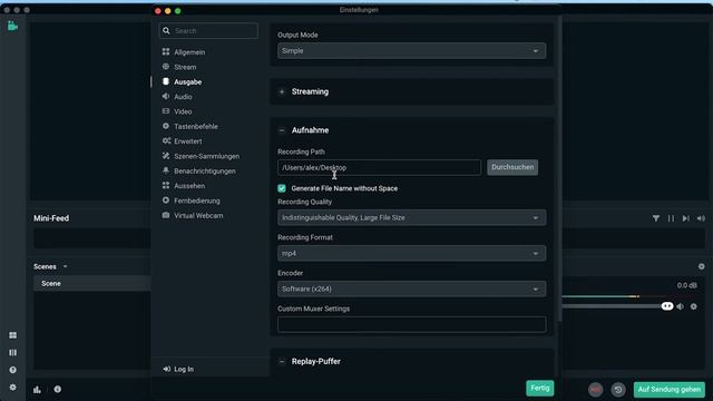 Setup und beste Einstellungen für Bildschirmaufnahme mit Streamlabs OBS - Mac OS 🎥 смотреть онлайн