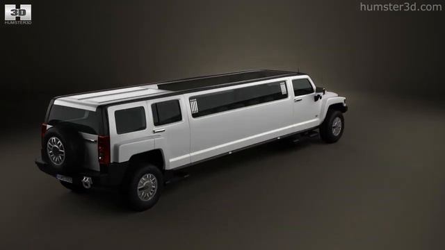 Hummer H3 Limousine 2011 3D model by 3DModels.org смотреть онлайн