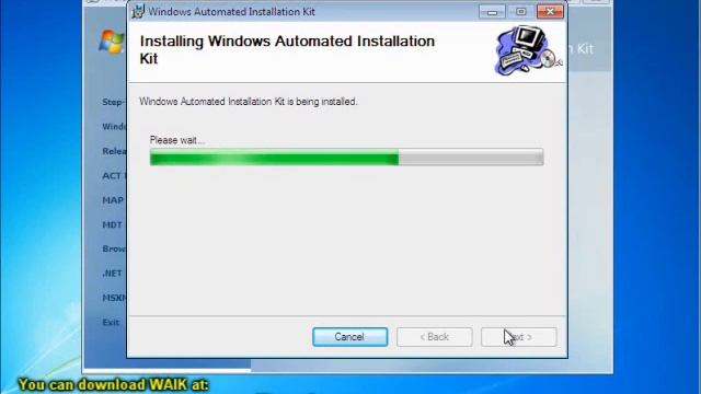 Installing WAIK.wmv смотреть онлайн
