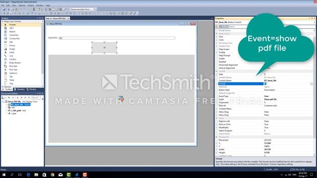Magic XPA tutorial-WebBrowser shows pdf file on .net object смотреть онлайн
