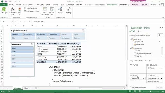 11-03 Advanced DAX Functions - KEEPFILTERS смотреть онлайн