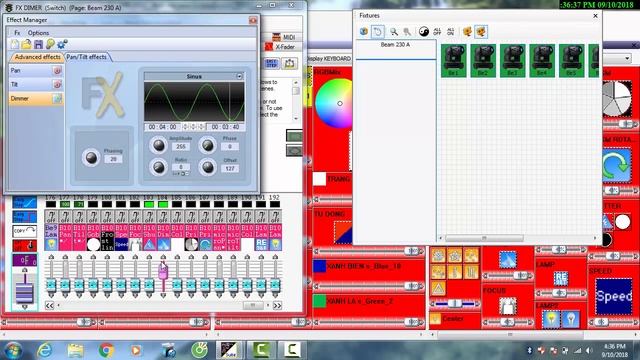 Creating FX In sunlite software смотреть онлайн