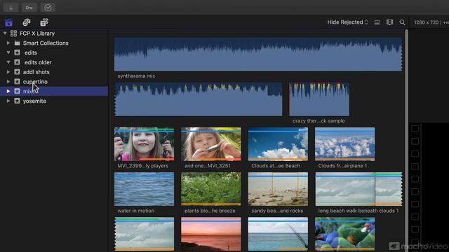 Final Cut Pro X 101: Absolute Beginner's Guide - 3. Libraries Events смотреть онлайн
