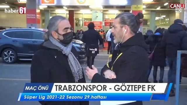 Trabzonspor Göztepe maçı öncesi Akyazı'dan canlı yayın смотреть онлайн