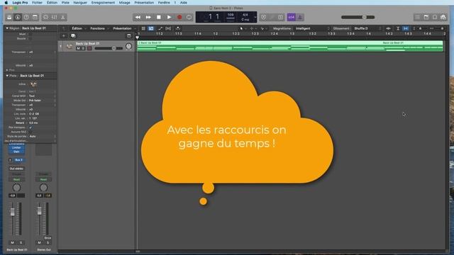 Tutoriel Logic Pro X (en Français): comment faire rapidement un Bounce en Place. смотреть онлайн