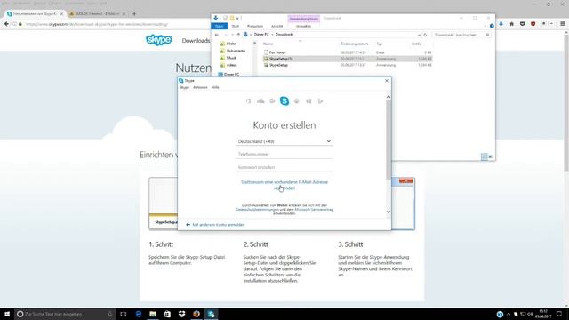 skype herunterladen und konto erstellen смотреть онлайн