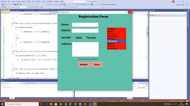 C# .Net Balochi Computer Programming Class 10 - Windows Forms Visual Studio смотреть онлайн