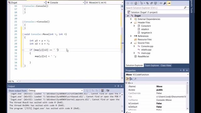 HOW TO MAKE A C++ CONSOLE GAME PART 1 - MAP AND MOVEMENT смотреть онлайн