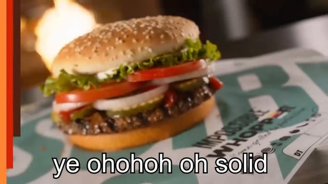 BK Whopper Whopper Ad but reversed LYRICS смотреть онлайн