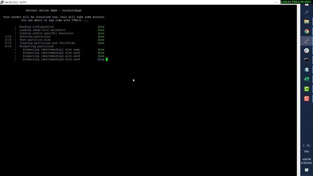 HetZner CentOS installation смотреть онлайн