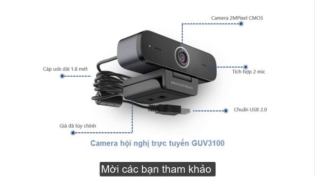 Phụ kiện Streaming - Camera Grandstream GUV3100 смотреть онлайн