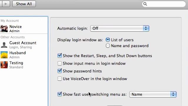 Fast User Switching on a Mac смотреть онлайн