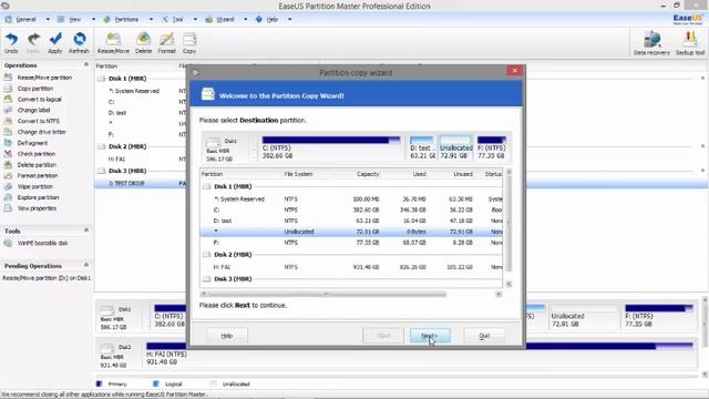 Disk Copy with EaseUS Partition Master смотреть онлайн