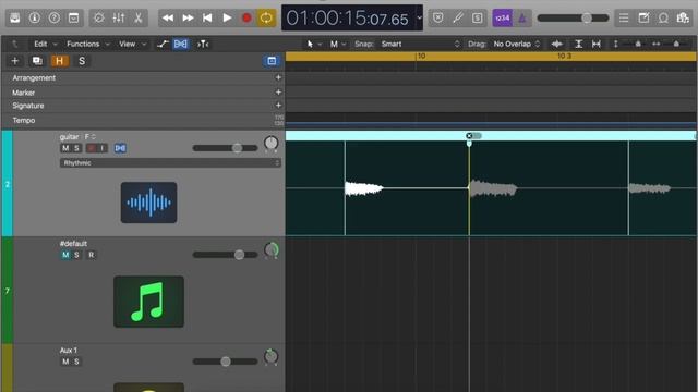 Quantizing Audio in Logic Pro X w Flex Pitch - Logic Pro X Recording Tutorial смотреть онлайн