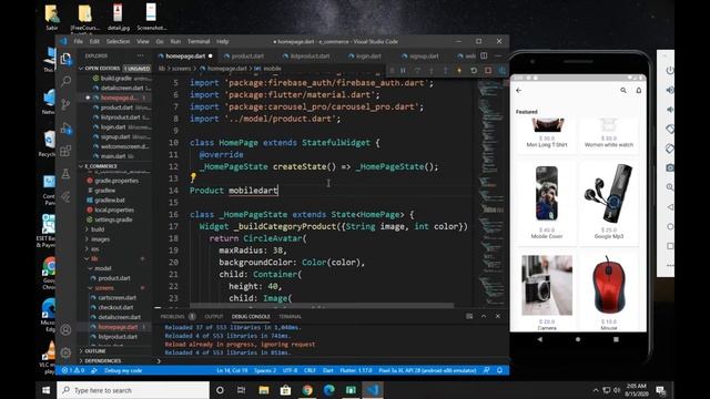 E Commerce App Part 14 Make Product Model And Add Feature and NewAchives Add DataAnd Get in Firebas смотреть онлайн
