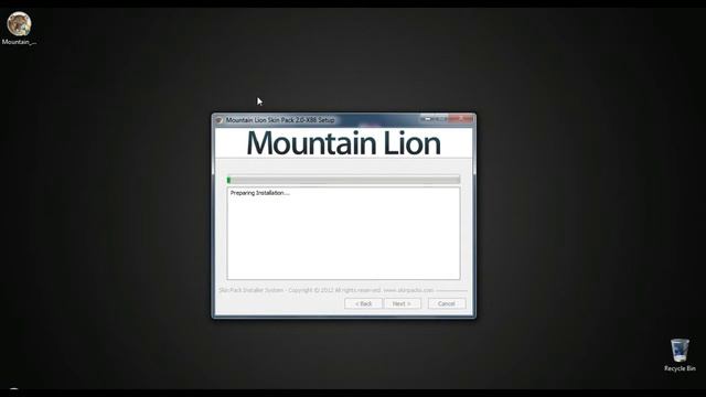 windows Themes--Mac OS X Mountain Lion Skin Pack for windows 7,8 and xp смотреть онлайн