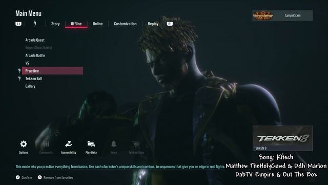 EDDY GORDO Main Menu & Fighter Select On TEKKEN 8 смотреть онлайн