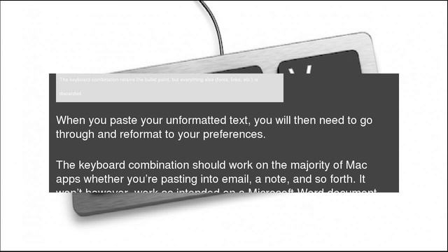 How to Paste Text Without Formatting on macOS смотреть онлайн