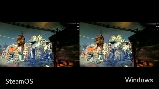 Shadow of Mordor benchmark on SteamOS & Windows смотреть онлайн