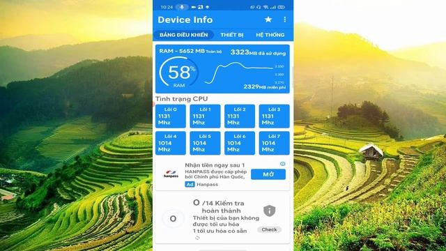 Mẹo Vặt Android Cách Xem Thông Tin CPU Chạy 32 bit hay 64 bit / info Divice смотреть онлайн