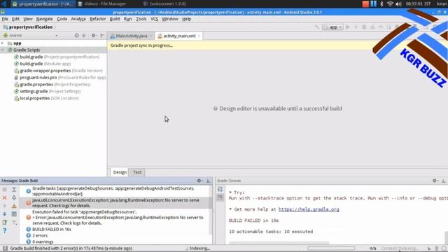 android studio app development ERROR AFTER INSTALLATION IN LINUX (ERROR gradle ) смотреть онлайн