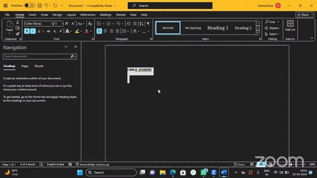 class 67 Microsoft word advance tutorial series for blinds with screen reader смотреть онлайн