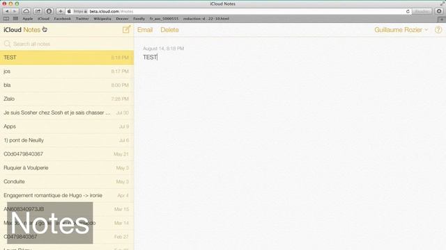 New Beta iCloud's website (with flat iOS 7 design) смотреть онлайн