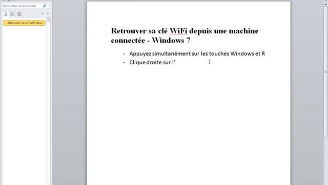 Comment retrouver son mot de passe WiFi depuis une machine connectée , Windows 7 смотреть онлайн