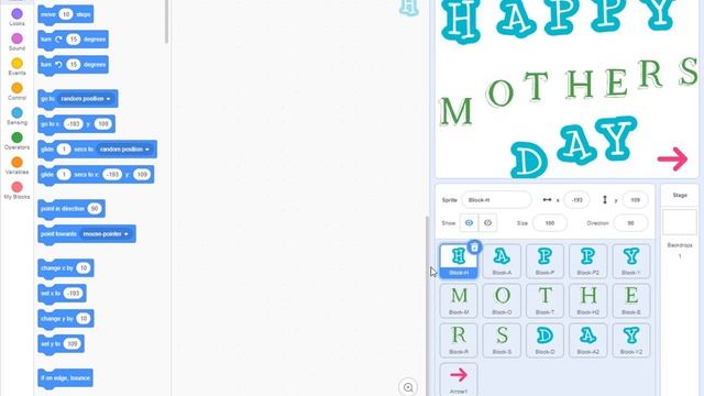 Scratch Tutorial - How to Make a Mother's Day Card| #scratch смотреть онлайн