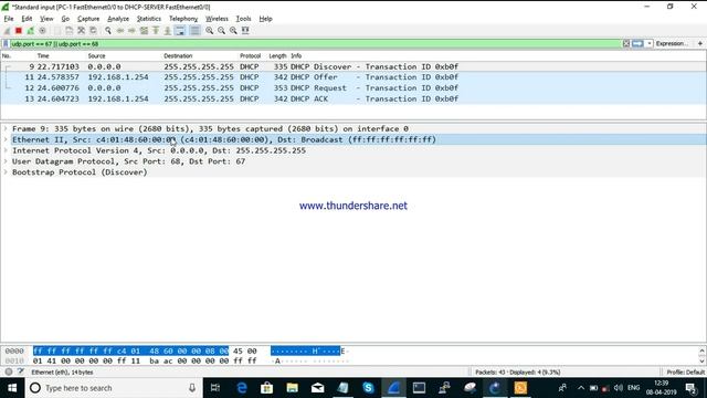 DHCP Wireshark