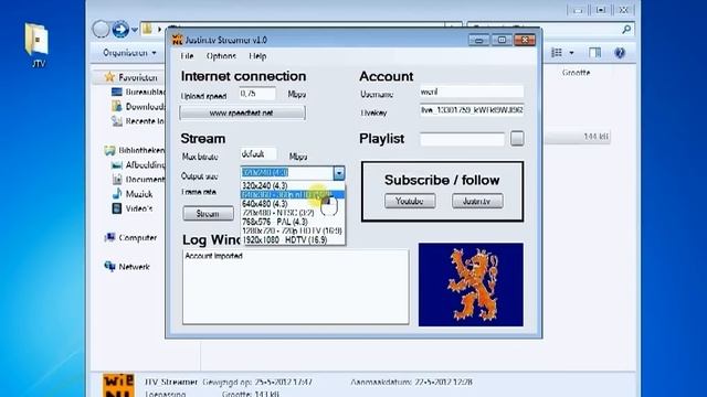 How to stream videos with Graphical User Interface to justin.tv смотреть онлайн