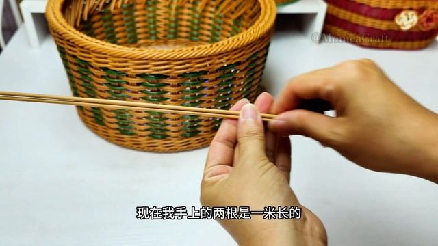 Handmade Picnic Basket Tutorial 藤编野餐大提篮教程 #diy #手工