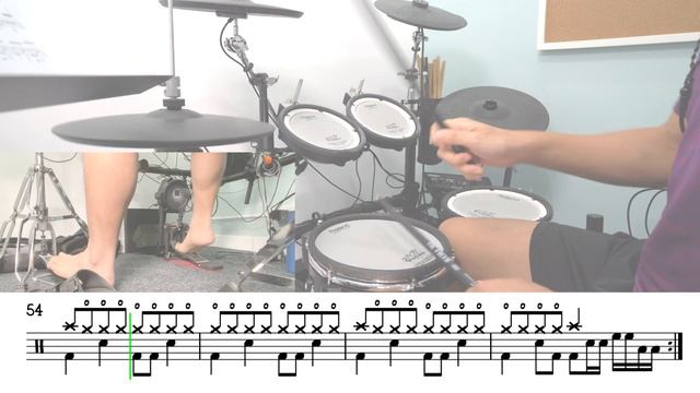 1046 |【 尋找一千遍 - Mr. 】 (★★☆☆☆)  Drum Cover 鼓譜 Drum Scores 動態鼓譜 смотреть онлайн