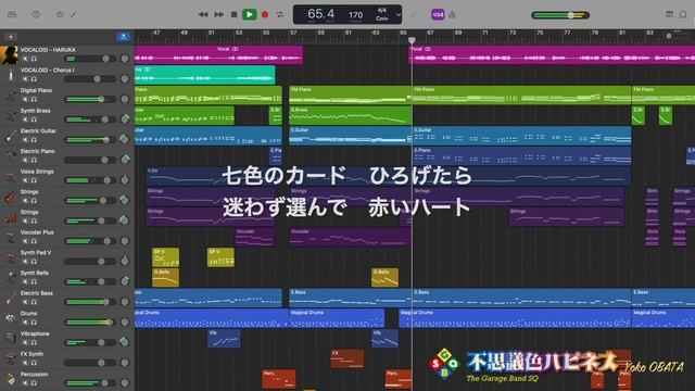 Enjoy! GarageBand [129th Stage] 不思議色ハピネス - Yoko OBATA смотреть онлайн