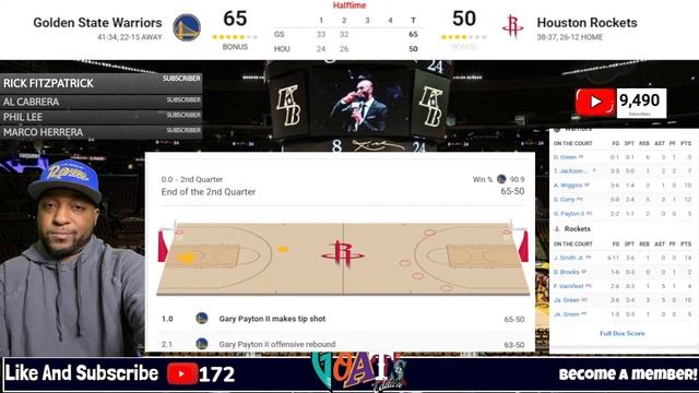 Golden State Warriors Vs Houston Rockets Live NBA Live Stream