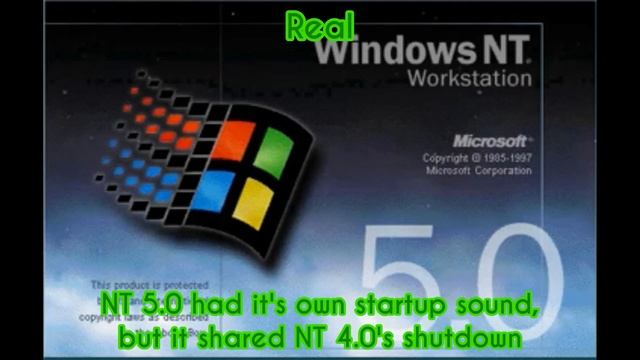 Windows NT Workstation 5.0 - Fake vs Real Shutdown Sound смотреть онлайн