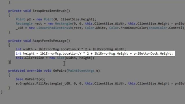 Size a form to a labels text (Form dialog boxes in C#) смотреть онлайн