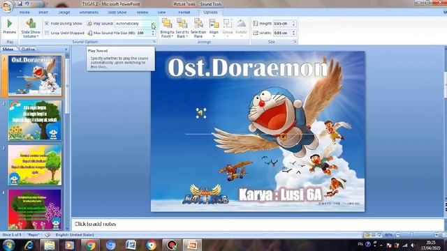 Tutorial Menyisipkan Lagu / Musik di Ms. PowerPoint 2007 смотреть онлайн